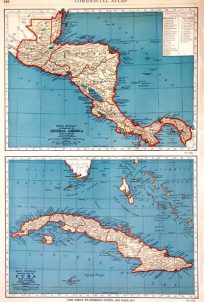 Rand McNally Popular Map of Cuba