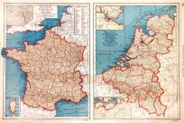 Rand McNally Popular Map of France