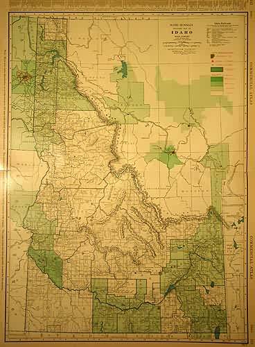 Rand McNally Standard Map of Idaho