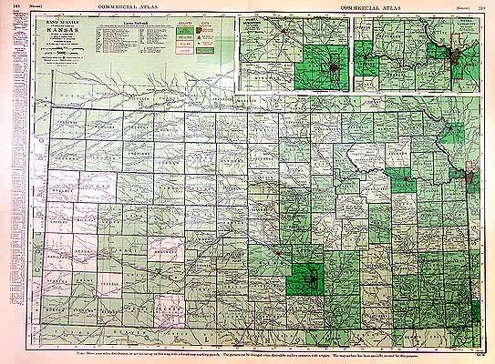 Rand McNally Standard Map of Kansas