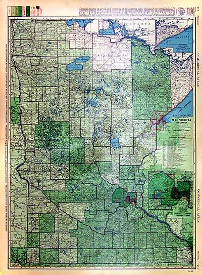 Rand McNally Standard Map of Minnesota
