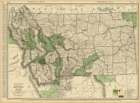 Rand McNally Standard Map of Montana