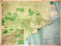 Rand McNally Standard Map of North Carolina