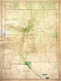 Rand McNally Standard Map of New Mexico