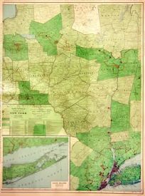 Rand McNally Standard Map of New York