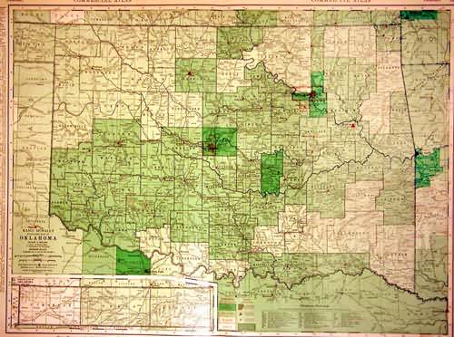 Rand McNally Standard Map of Oklahoma Rand McNally Standard Map of Oklahoma