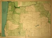 Rand McNally Standard Map of Oregon