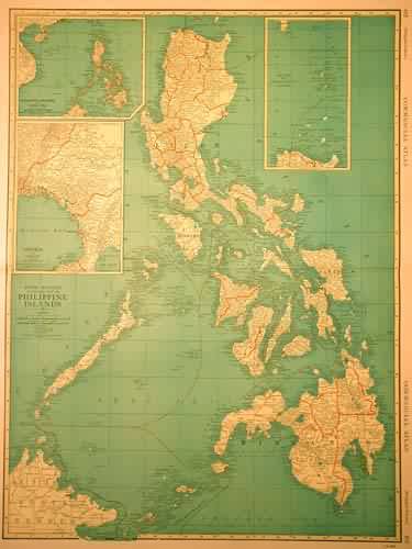 Rand McNally Standard Map of Philippine Islands