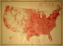 Density of Population in the United States by Counties