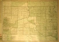 Rand McNally Standard Map of South Dakota