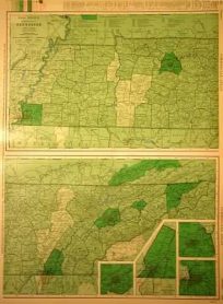 Rand McNally Standard Map of Tennessee