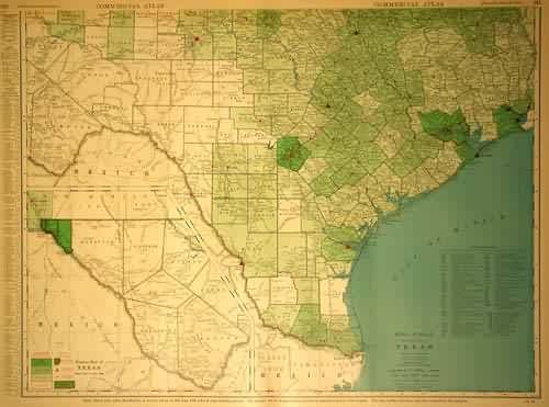 Rand McNally Standard Map of Texas