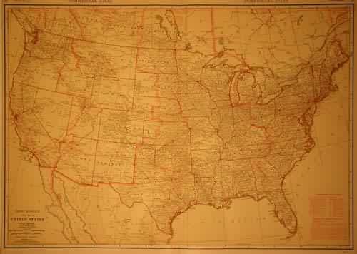 Rand McNally Desk Map of United states