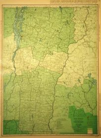 Rand McNally Standard Map of Vermont