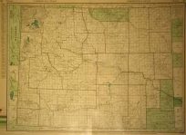 Rand McNally Standard Map of Wyoming