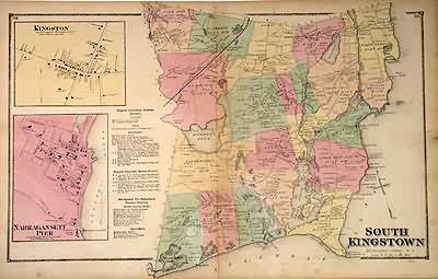 Map of South Kingstown