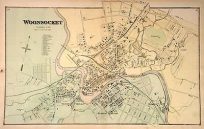 Map of Woonsocket