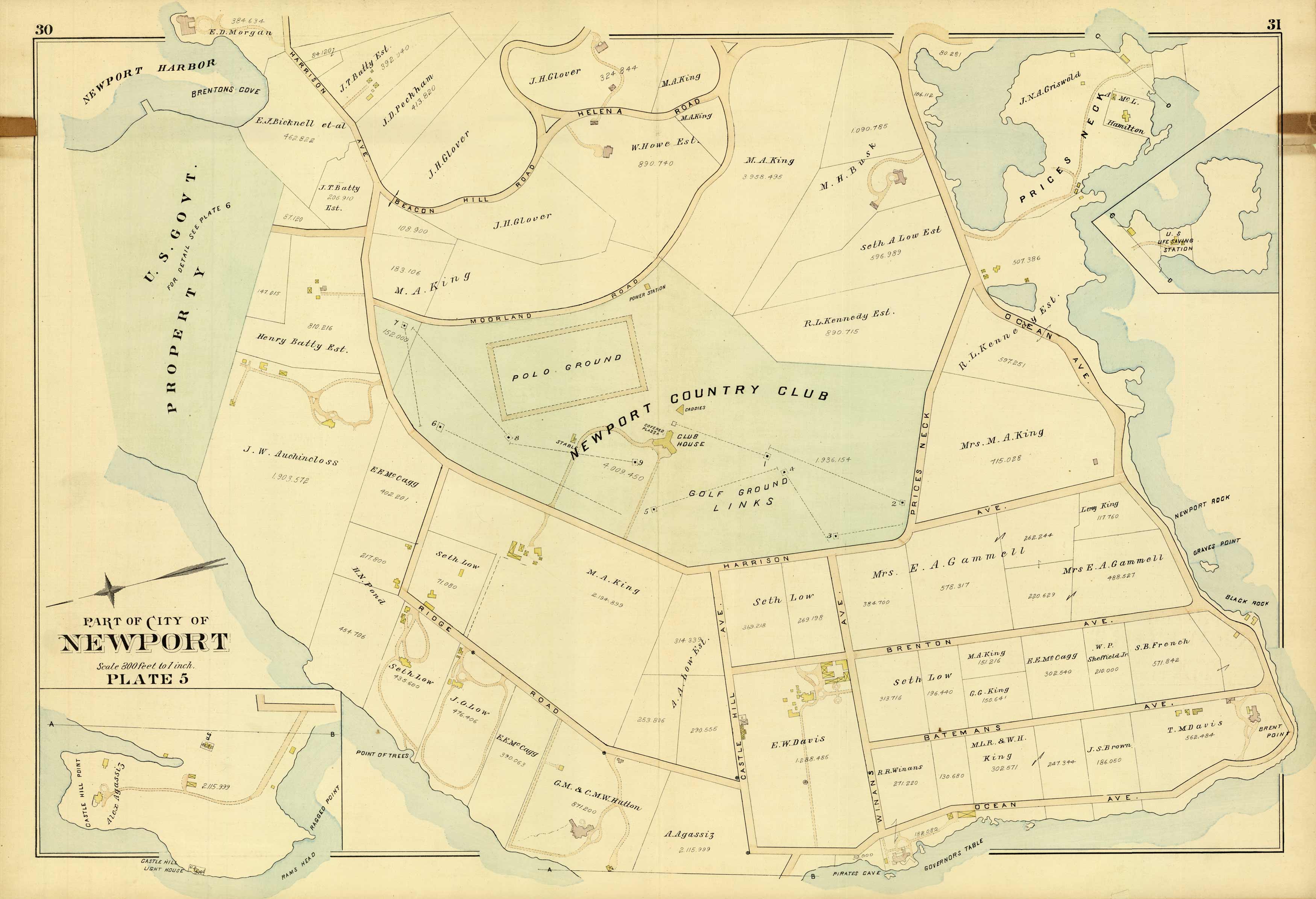 Part of City of Newport - Plate 5