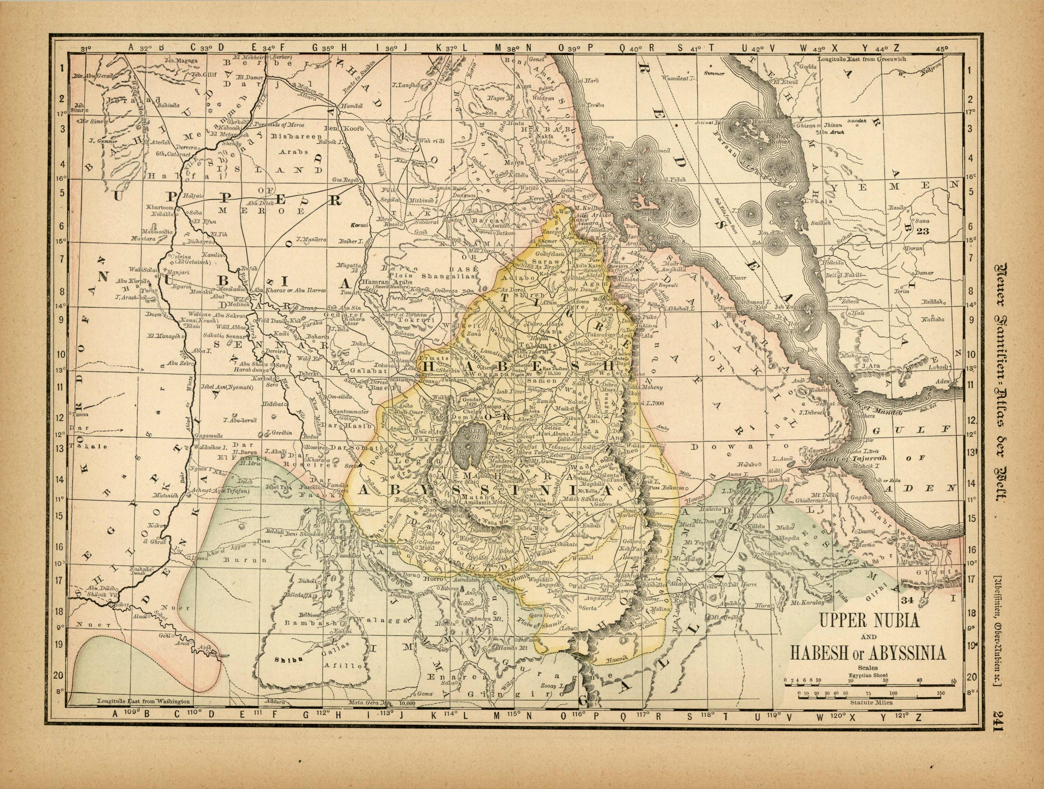 Upper Nubia and Habesh or Abyssinia