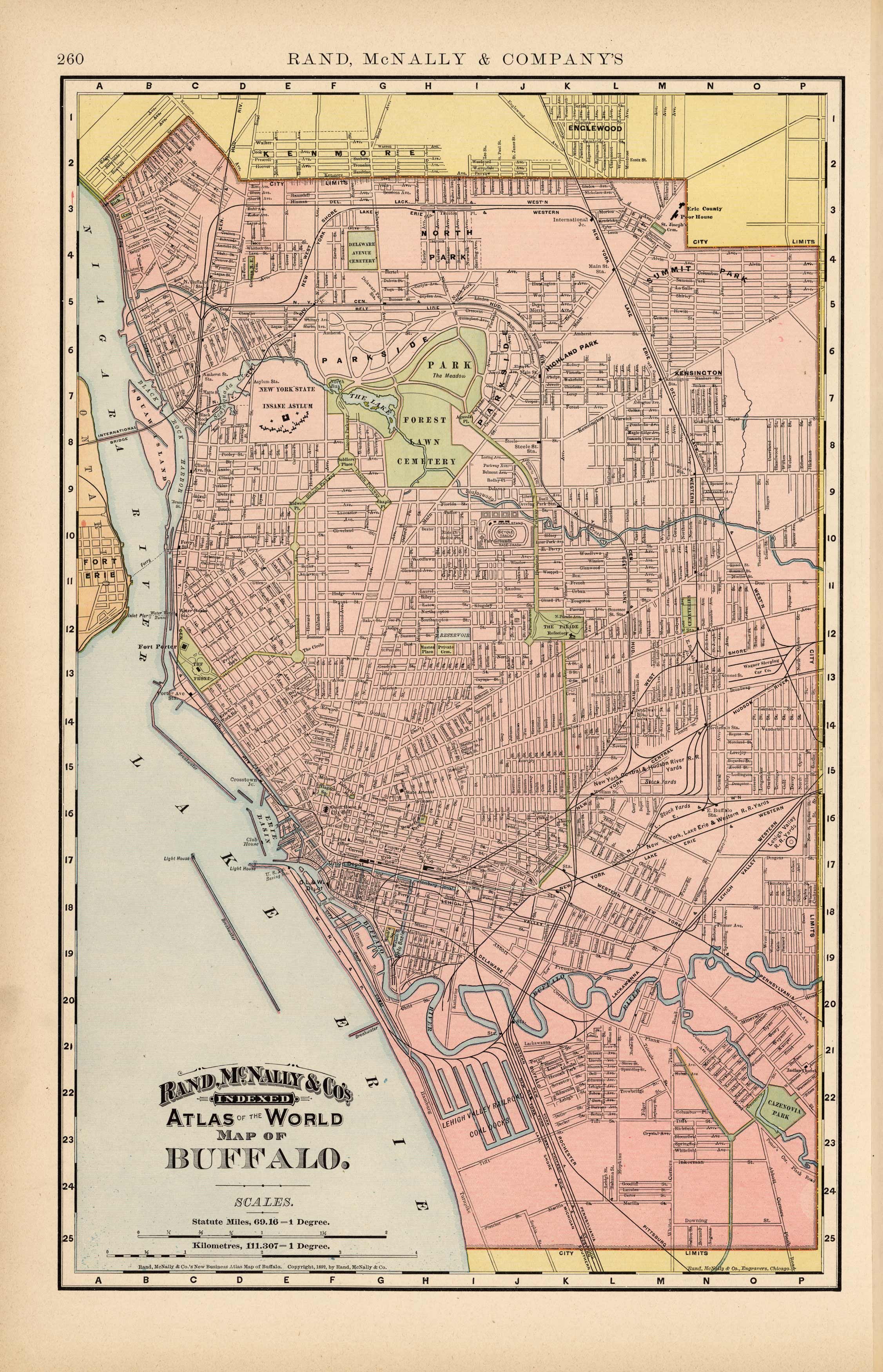 Map of Buffalo Map of Buffalo