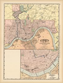 Map of Cincinnati and Environs