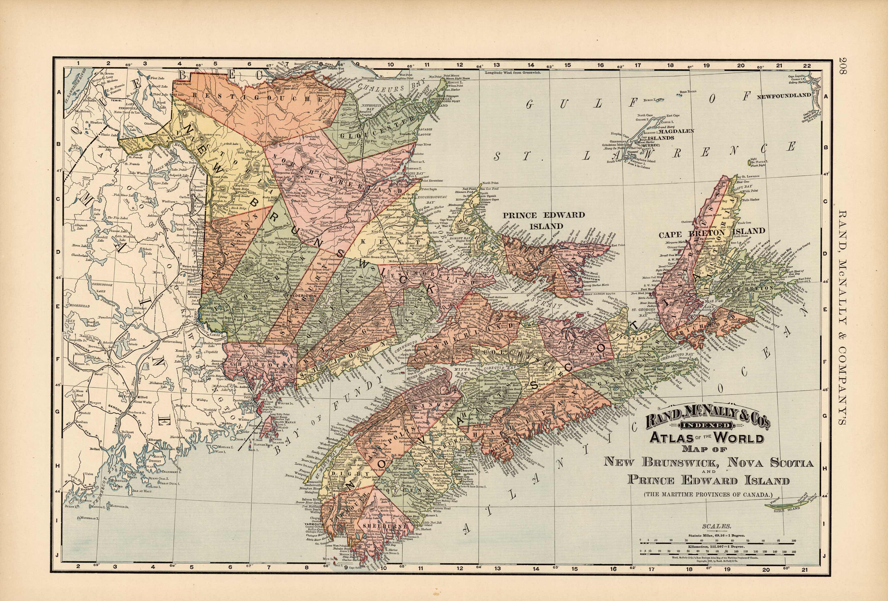 Maritime Provinces of New Brunswick