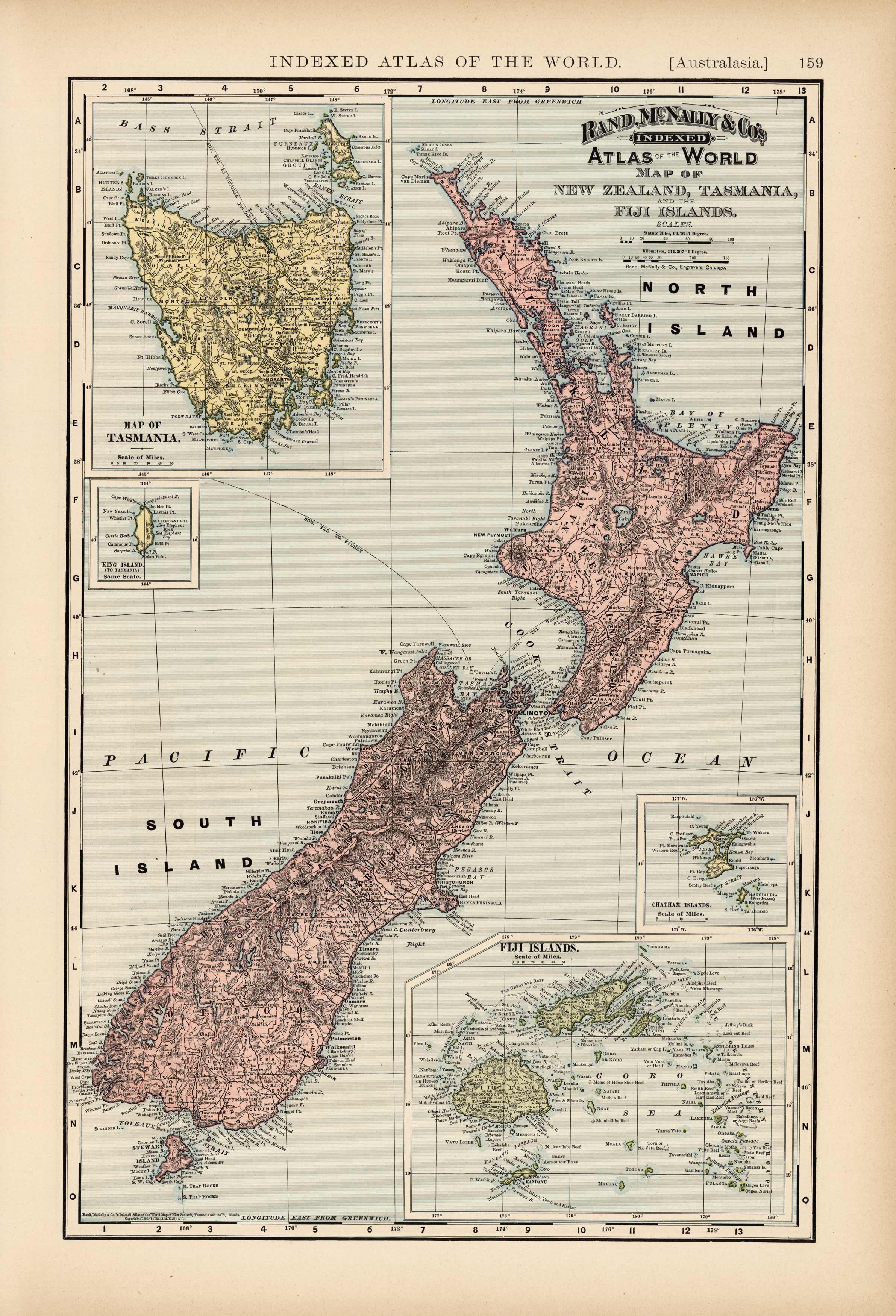 Map of New Zealand Map of New Zealand