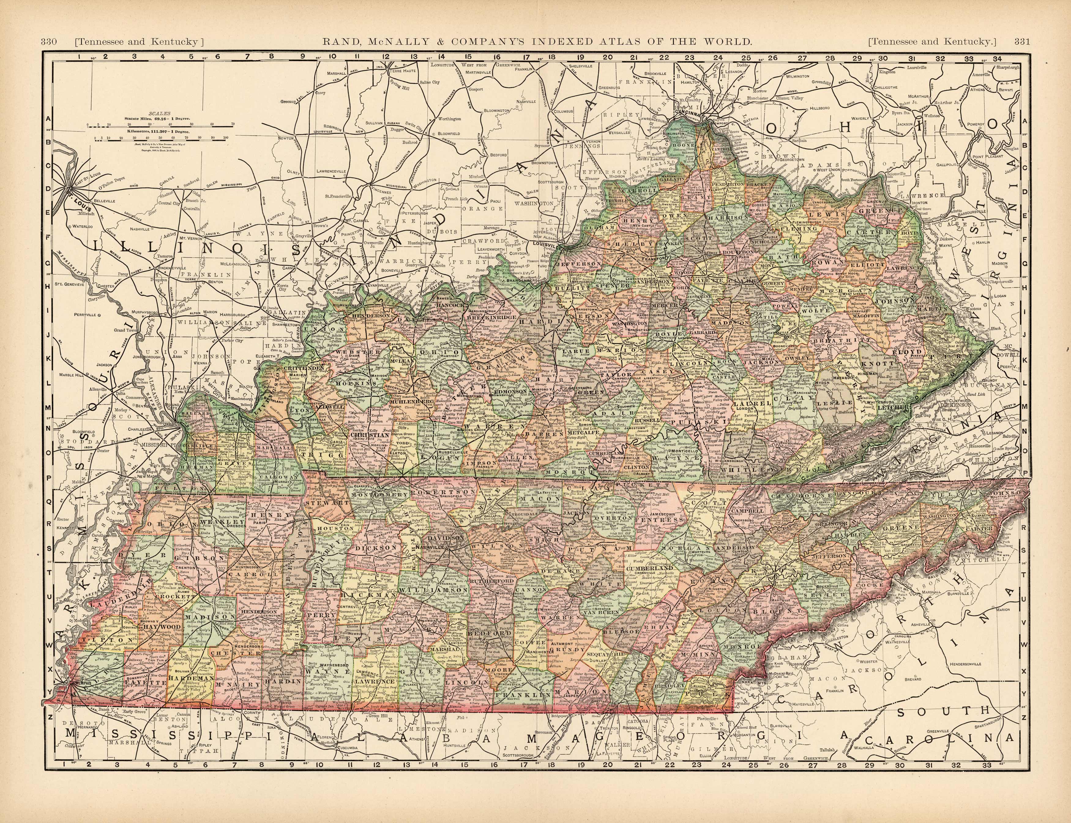 Tennessee & Kentucky