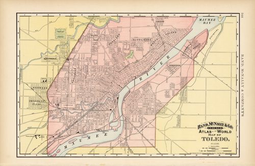 Map of Toledo