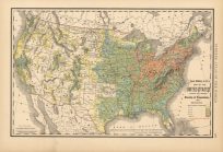 Map of the United States Showing