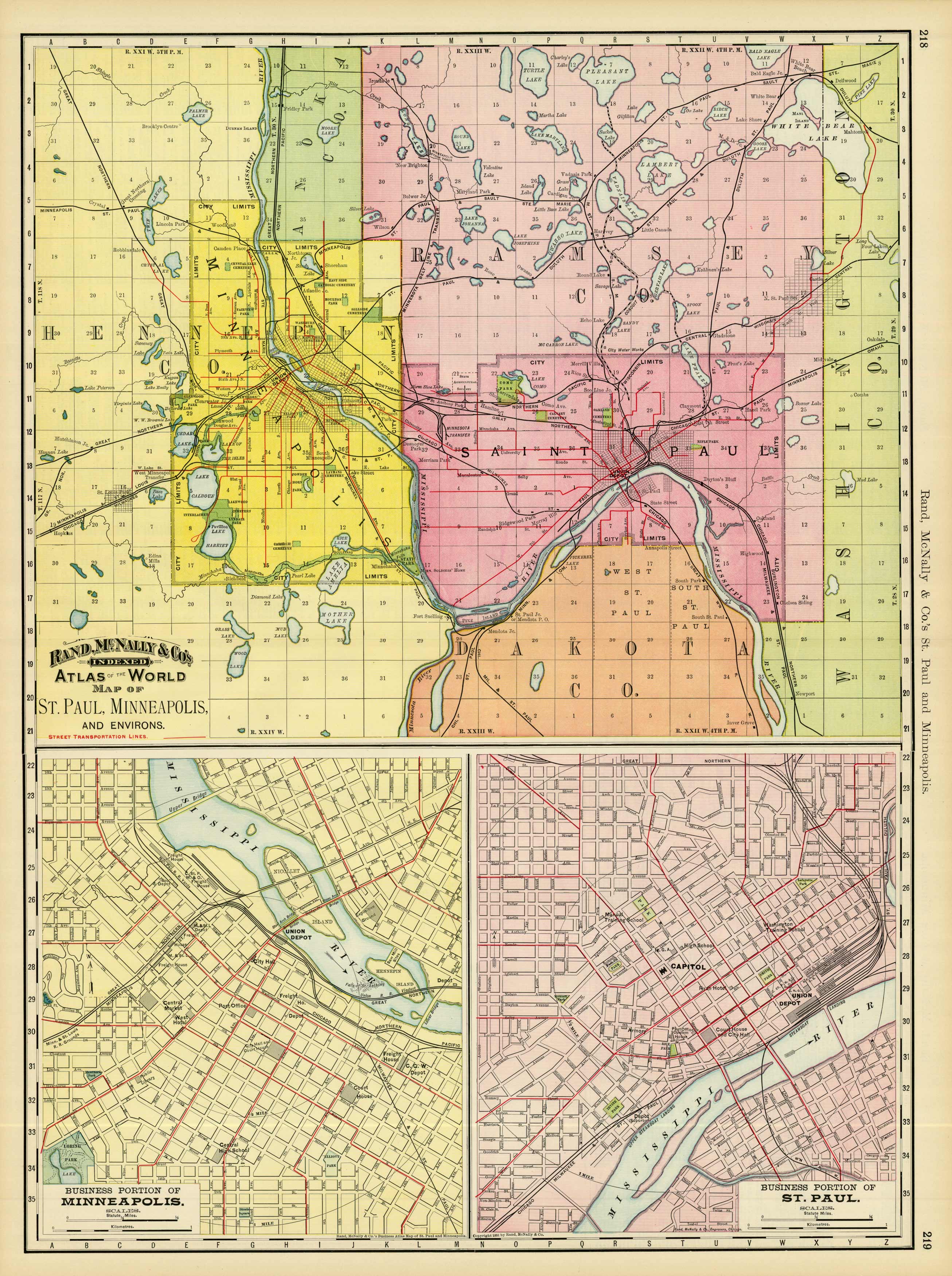 Twin Cities (Minneapolis and St. Paul