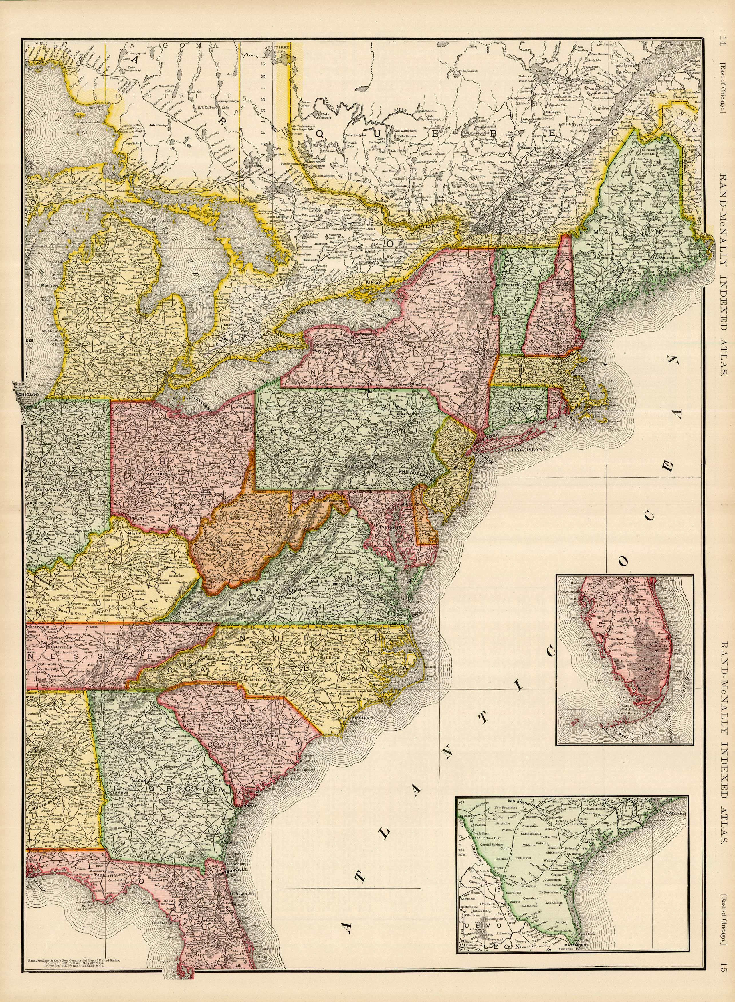 East of Chicago (Eastern US) East of Chicago (Eastern US)