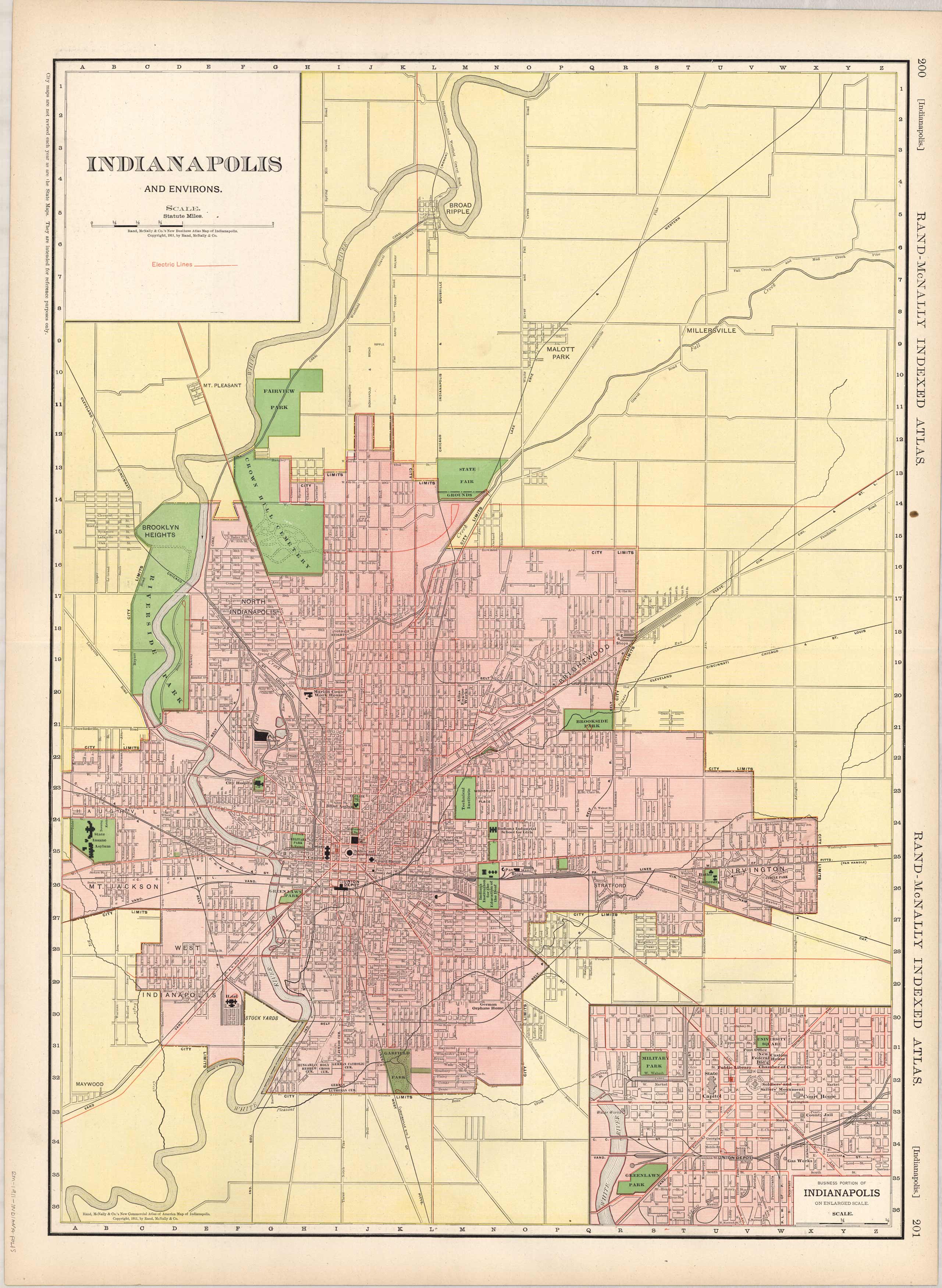 Indianapolis and Environs.