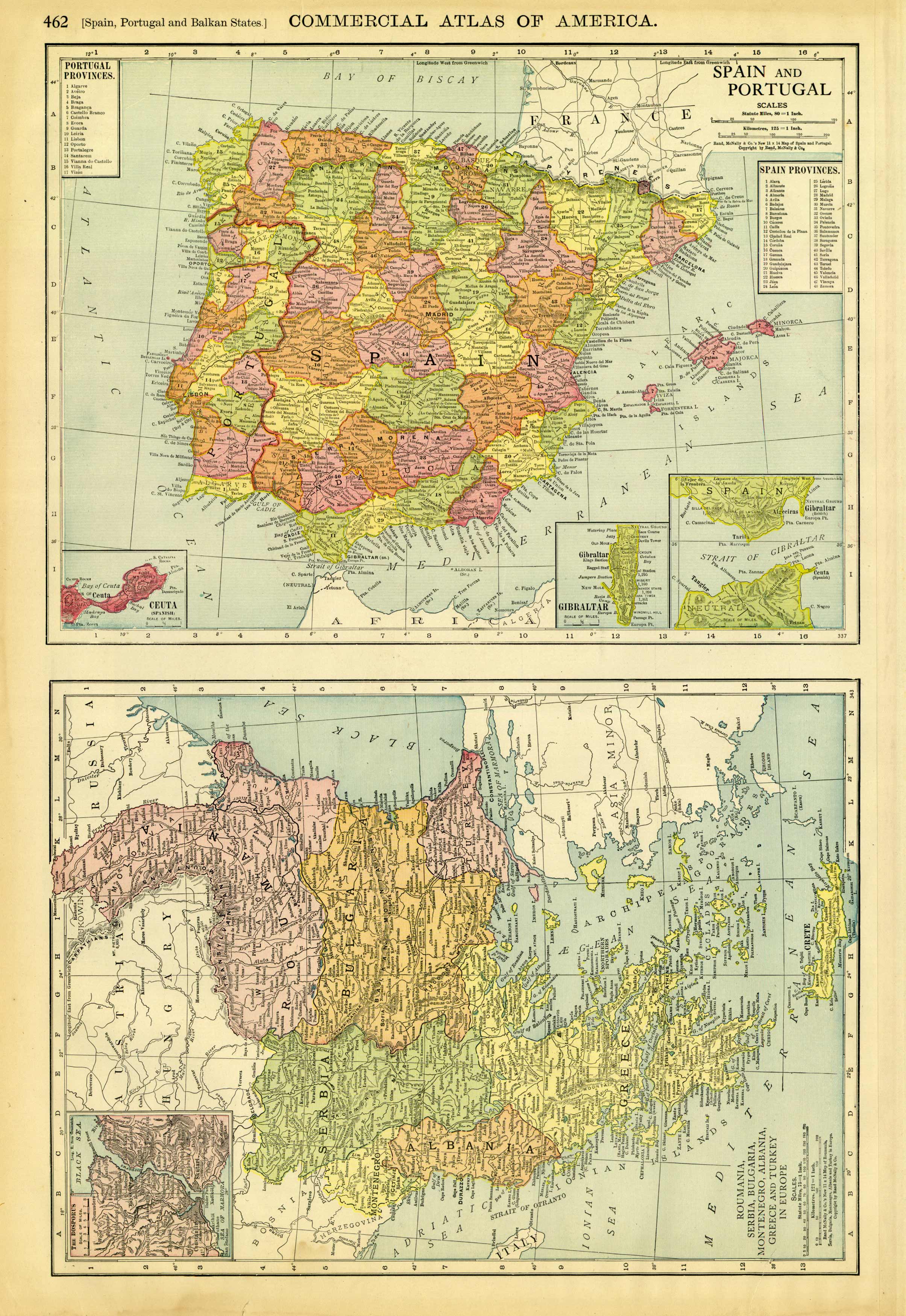 Spain and Portugal / Romania