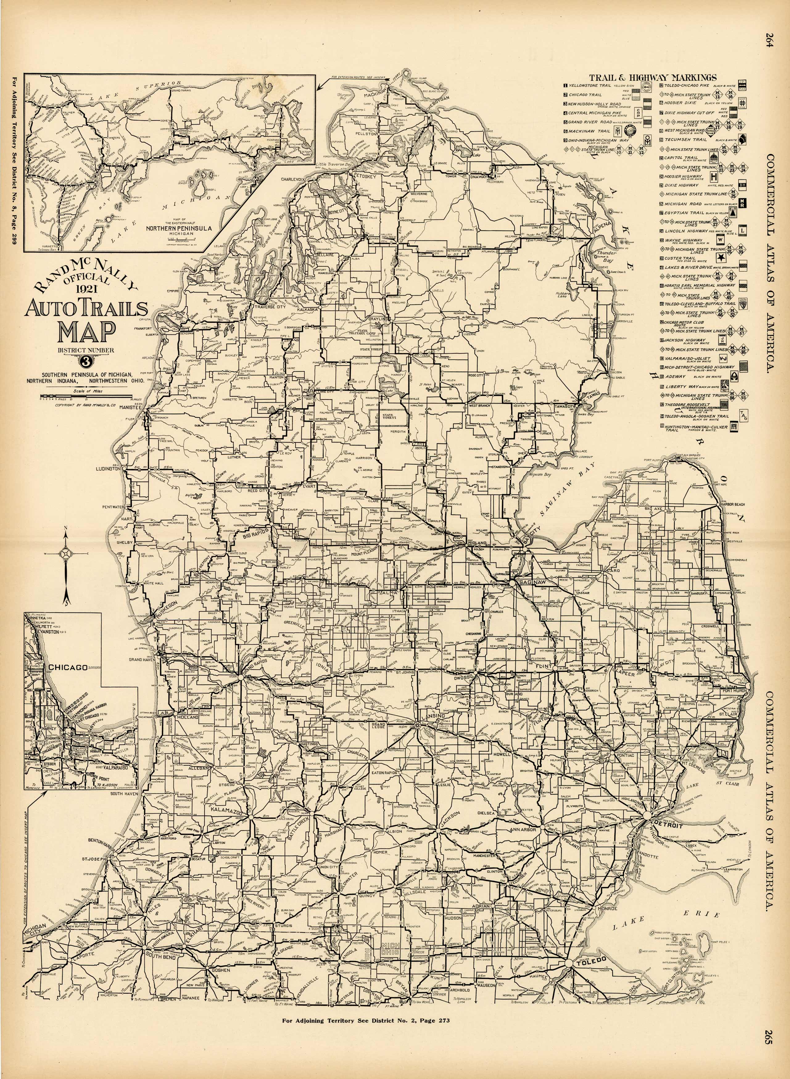 Auto Trails Map - District 3 - Southern Michigan