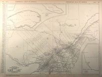 Rand McNallys Black and White Milage Map of Quebec'