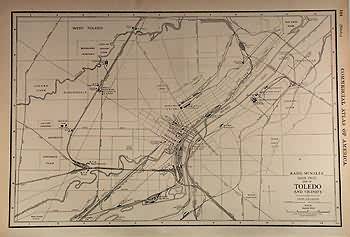 Map of Toledo and Vicinity