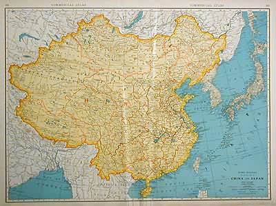 Standard Map of China and Japan