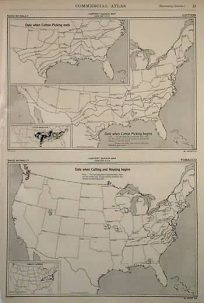 Harvest Season Map  (Cotton