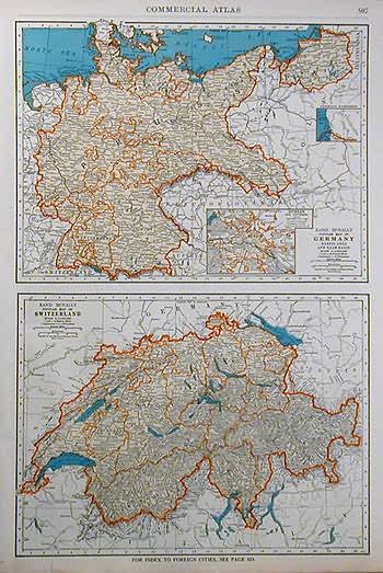 Popular Map of Germany