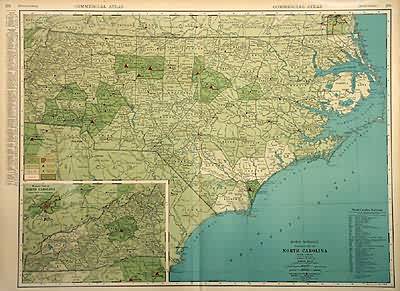 Standard Map of North Carolina