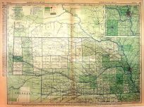 Rand McNally Standard Map of Nebraska