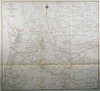 Standard Highway Milage Map of North West United States