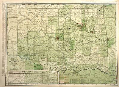 Standard Map of Oklahoma