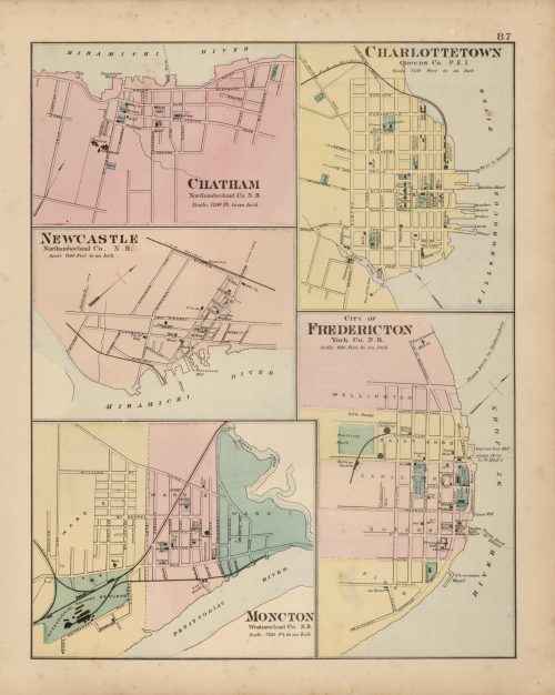 Maps of the Cities of Chatham