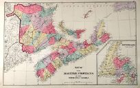 Map of the Maritime Provinces of the Dominion of Canada