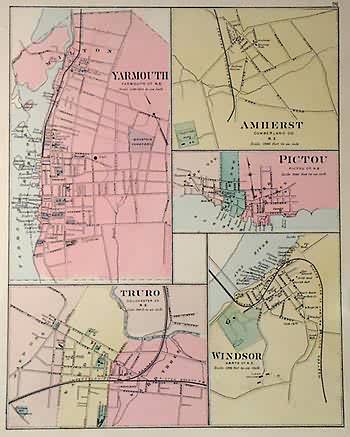 Maps of the Cities of Yarmouth
