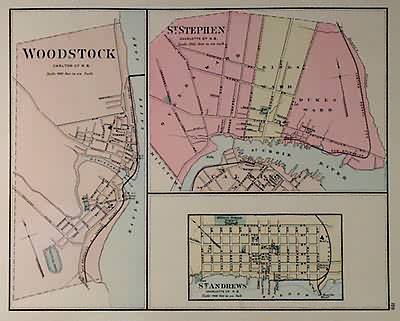 Maps of the Cities of Woodstock