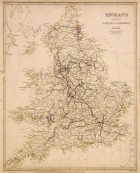 England With Its Canals and Railways