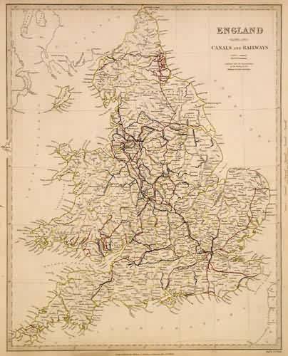 England With Its Canals and Railways